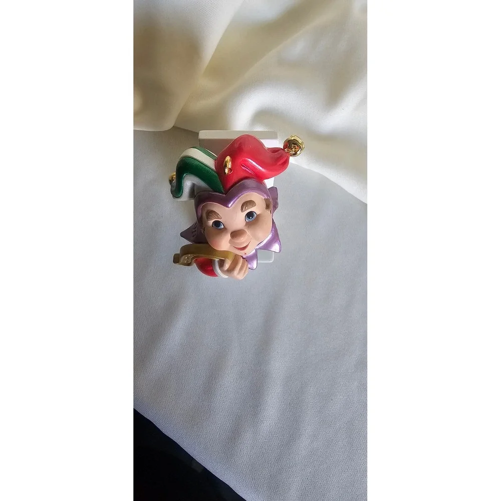 Hallmark Keepsake 1990 Jester Jack in the Box Die Ornament Vintage Good Luck